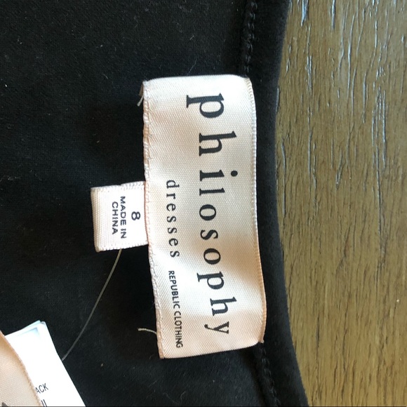 NWT | Philosophy | Fitted Sleeveless Suede Dress by Philosophy Dresses - Picture 4 of 5